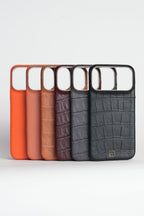 iPhone 16 Pro — Étui classique — Crocodile