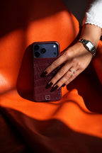 iPhone 16 Pro — Étui classique — Crocodile
