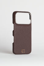 iPhone 16 Pro — Étui classique — Cuir de veau grainé