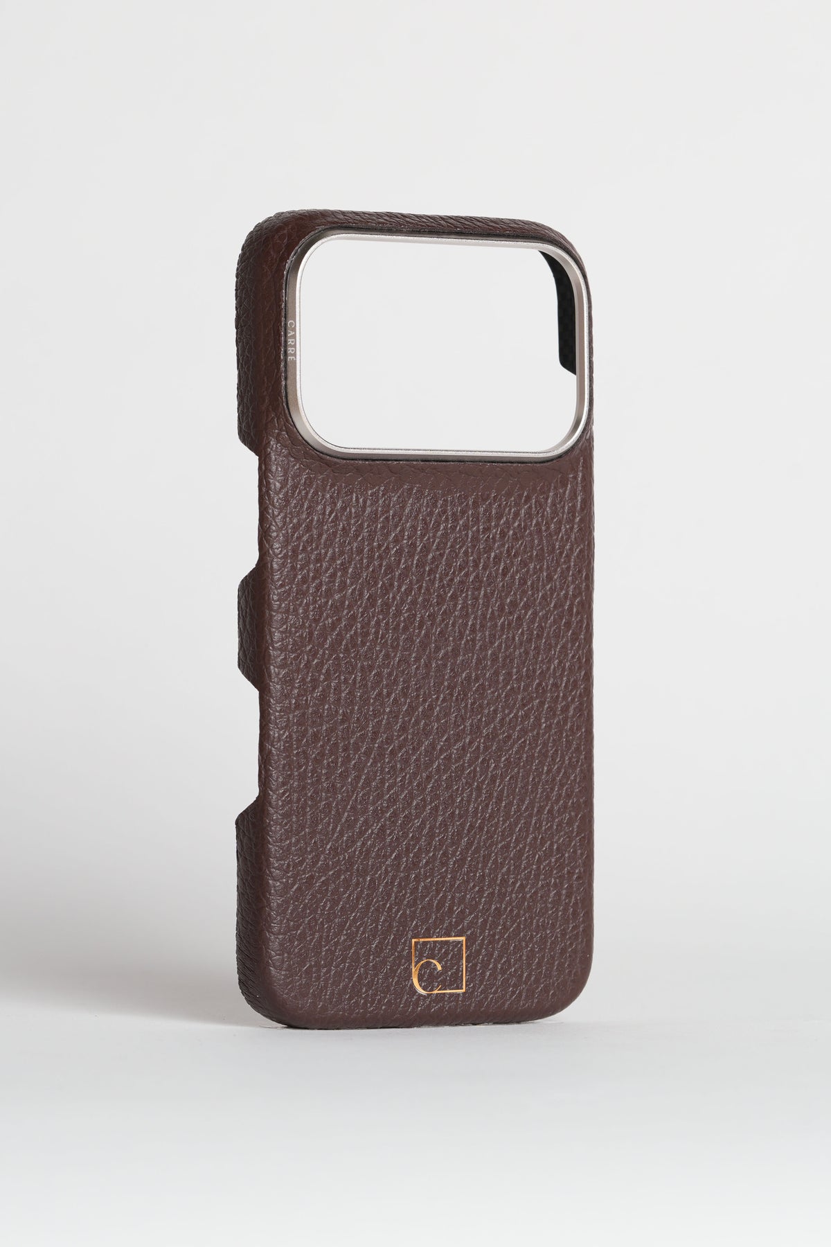 iPhone 16 Pro — Étui classique — Cuir de veau grainé