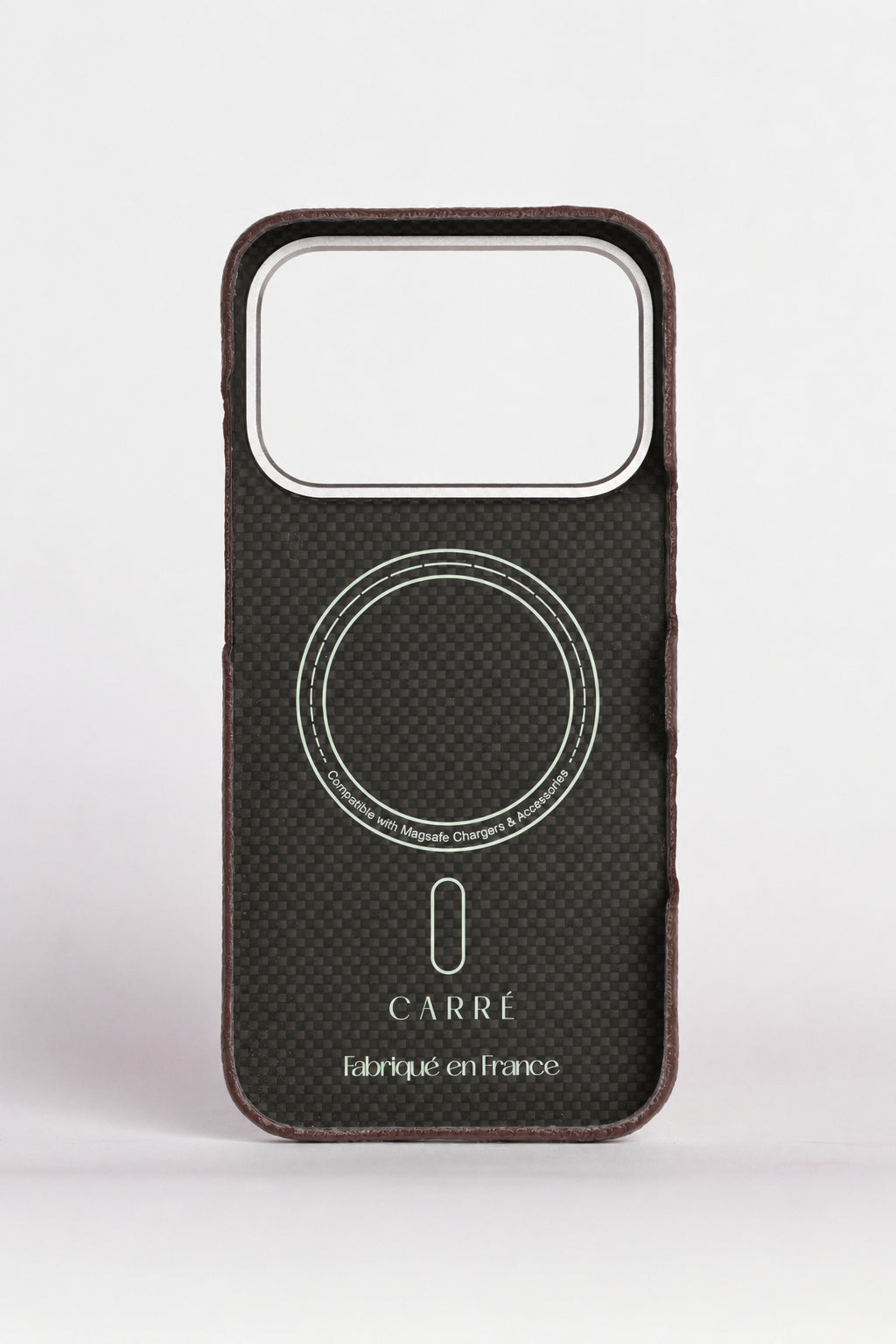 iPhone 16 Pro — Étui classique — Cuir de veau grainé
