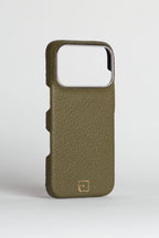 iPhone 16 Pro — Étui classique — Cuir de veau grainé