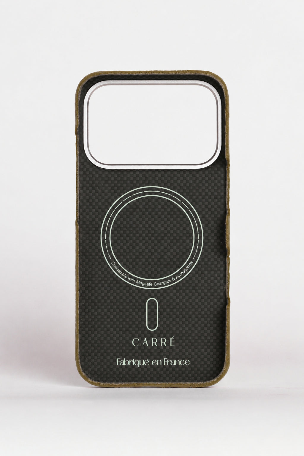 iPhone 16 Pro — Étui classique — Cuir de veau grainé