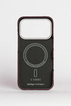 iPhone 16 Pro — Étui classique — Cuir de veau grainé