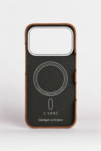iPhone 16 Pro — Étui classique — Cuir de veau grainé