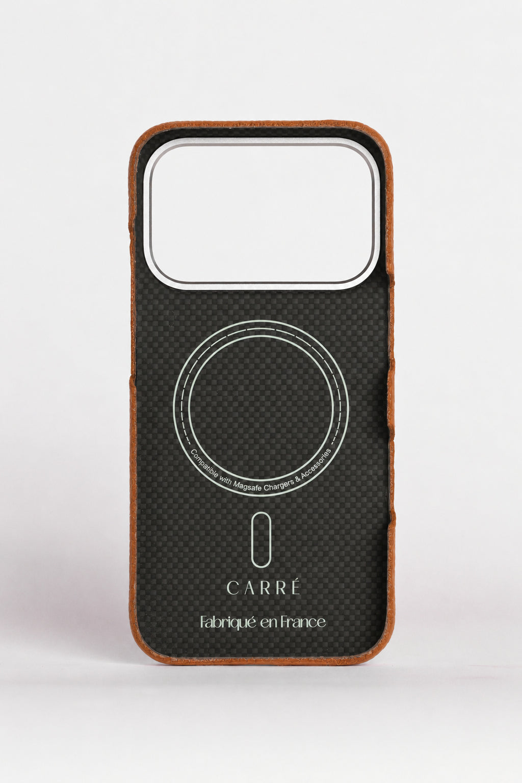 iPhone 16 Pro — Étui classique — Cuir de veau grainé