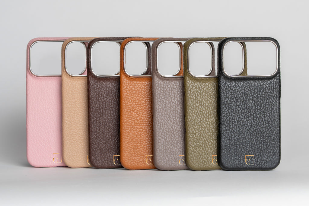 iPhone 16 Pro — Étui classique — Cuir de veau grainé