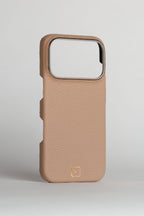 iPhone 16 Pro — Étui classique — Cuir de veau grainé
