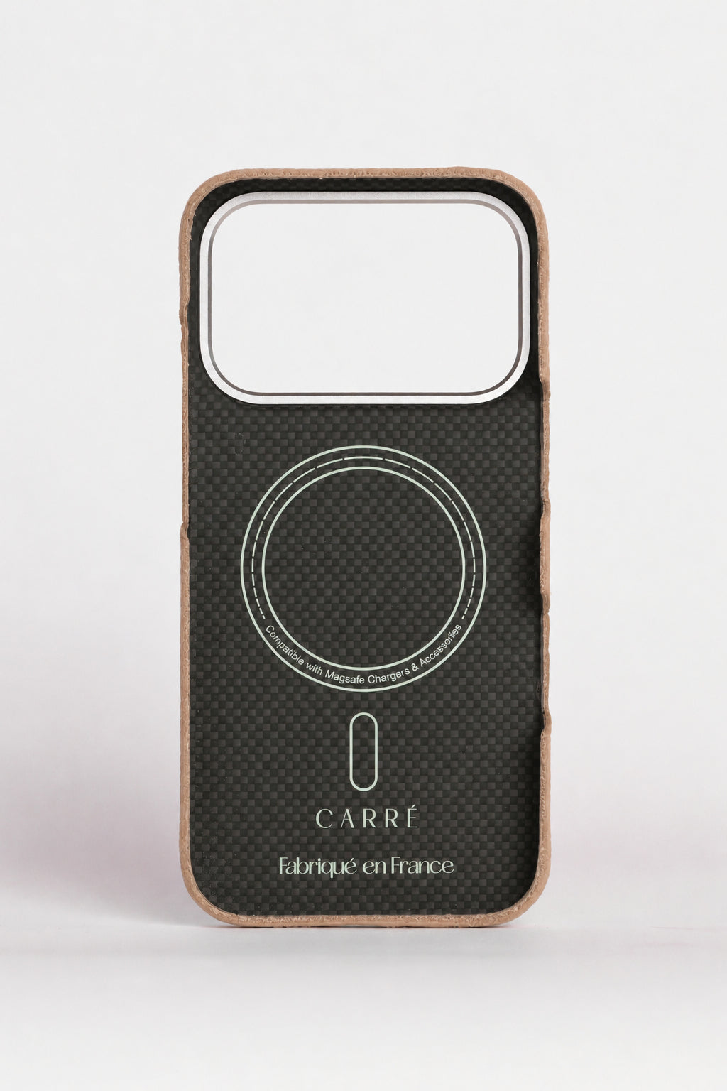 iPhone 16 Pro — Étui classique — Cuir de veau grainé